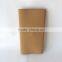2016 Fashion Brown Kraft Paper Bag Metal Button Long Wallet