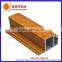 Heat Transfer Aluminum Wood Finish Profile for Windows, Doors and Handrails