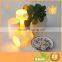 Holiday Decoration Wire Drawing LED Candles With Real Flame Cheap LED Candle