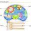 2014 new toys happy pond music table 5 keys castanets small gong drum hammer combinati sale musical instruments