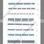Grey Silver scratch off label peel off price labels 8*40mm