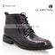 Wholesale fashion men's leather buckle ankle boots shoes