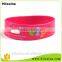Custom 100% promotional custom silicone rubber bracelet