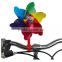 OEM colorful kid bicycle windmill with high strength nylon rod, Children's bicycles / scooters accessories