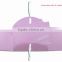 Luxurious & shining purple pocket fold wedding invitations with silver flourish art design & bow