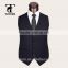 Pop Stylish High Quality Custom Made gem Black Mens Wool Vest