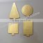 various design gold cake board with handle