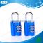 AJF High quality and best selling 3 dials aluminium combination safety padlock