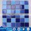 TC25008 foshan decorative blue glazed ceramic mosaic pool designs