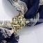 vintage antique silver metal alloy crystal owl shape scarf ring