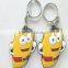 China factory making cheap rubber keychain for decoration