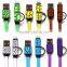 Universal factory price micro multi-function 2 in 1 retractable usb cable for iphone