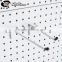 Retail wire hanging hooks custom hang tag double sided pegboard display stand