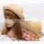Wholesale Different Colour Nice Summer Straw Hat Beach Hats For Children Kids