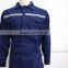 65%Cotton & Polyester 220gsm Custom Coverall Technician Industrial Overall Safety Workwear Uniform with Reflective Stripes