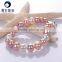 2016 hot selling 8-9mm fashion design Freshwater real Pearl bracelets bangles