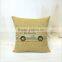 HOME-GJ wholesale custom printed linen cotton cushion cover 45x45