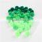 Factory supply DIY crafts green series pompoms toys for kids or wedding party decoration