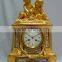 golden mechanical clock