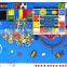Indoor playground Kids area plastic toy pirate ship playground children play area Indoor playground
