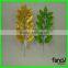 China new arrival 18 branches cheap artificial leaves for decoration