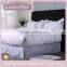 Linen Pro Hotel Linen Bedding Sets With 100% Cotton White Satin Grid                        
                                                Quality Choice