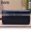 Elegant leather woman long wallet with mobile phone holder