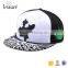 high quality printing funny flat brim 3d embroidery cap and hats
