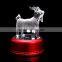 Wholesale factory price chinese zodiac animal Goat figurines statue crystal gift craft for sale furniture