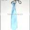 Solid Zip Up Uniform Neck Ties