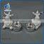 direct factory animated ceramic candle holder with christmas reindeer
