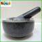 SM776 granite stone mortar and pestle