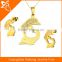 New Style Women Jewelry Set Design Wholesale With Butterfly Picture Stainless Steel Necklace And Jewelry Sets