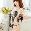 Women Sexy Lingerie Sleepwear One Piece Pajamas Dress Halter gloves Teddy