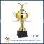 Custom Souvenir Metal Trophies Gold Award Golden Medals and Trophy