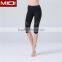 Customized LOGO printing capri yoga pants women mesh yoga clothing