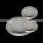 Calcium fluoride glass lens for red dot sight
