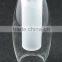 double wall colored glass lamp shade with inside G9 screw inside sandblasting outside clear