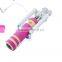 2016 new amazon Professional Portable tripod monopod wired mini selfie stick for iphone mini self stick OEM print logo