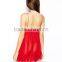 Lace Slip Nightdress in Sexy Red