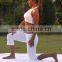 yoga set of tank top and capri bottom in organic cotton