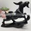 Obsidian sheep figurine Chinese zodiac animal carvings