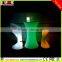LED bar light up furniture/led cocktail bar table with chairs for party