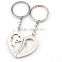 Heart style key chains /customized key chains/custom key chain/promotional gifts