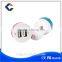 2015 Oem Customised Mini Car Charger For Iphone/ Ipad/ Samsung 2.1a Dual 2 Ports Usb Car Charger Supplier