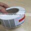 polyester gray color adhesive sticker label printing