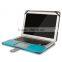Premium Quality PU Leather Book Cover Clip On Sleeve Case for MacBook Air 13.3"