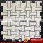 IMARK China Manufacturing White Color Ceramic Mosaic Tile For Wall Backsplash Decoration