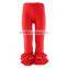 2016 fall boutique girl ruffled pants red christmas pants wholesale kids ruffle legging baby girl ruffle pants