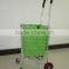 Collapsible metal shopping cart /Promotional portable folding shopping cart/Foldable shopping cart with climbing stair wheel